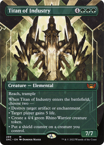 Titan of Industry (Borderless Alternate Art) [Streets of New Capenna] - The Mythic Store | 24h Order Processing