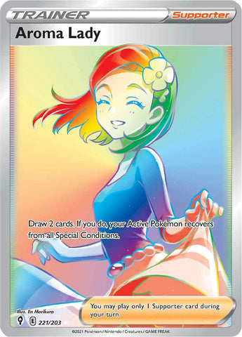Aroma Lady (221/203) [Sword & Shield: Evolving Skies] - The Mythic Store | 24h Order Processing
