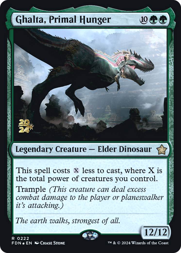 Ghalta, Primal Hunger [Foundations Prerelease Promos] - The Mythic Store | 24h Order Processing