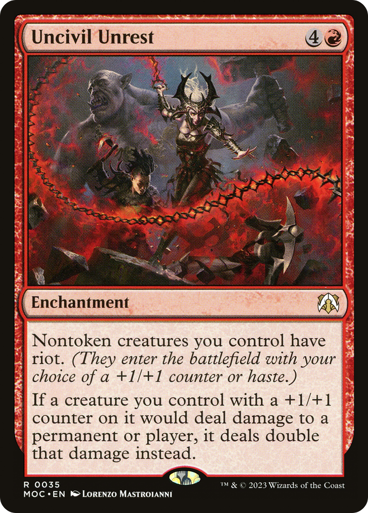 Uncivil Unrest [March of the Machine Commander] - The Mythic Store | 24h Order Processing