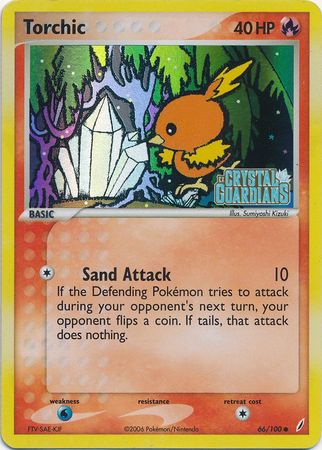 Torchic (66/100) (Stamped) [EX: Crystal Guardians] - The Mythic Store | 24h Order Processing