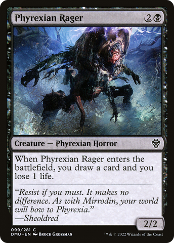 Phyrexian Rager [Dominaria United] - The Mythic Store | 24h Order Processing