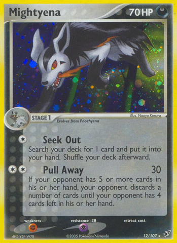 Mightyena (12/107) [EX: Deoxys] - The Mythic Store | 24h Order Processing