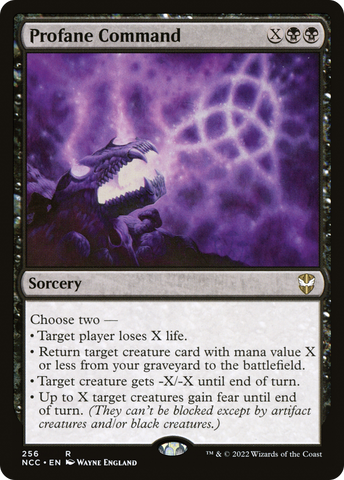 Profane Command [Streets of New Capenna Commander] - The Mythic Store | 24h Order Processing