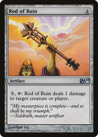 Rod of Ruin [Magic 2010] - The Mythic Store | 24h Order Processing