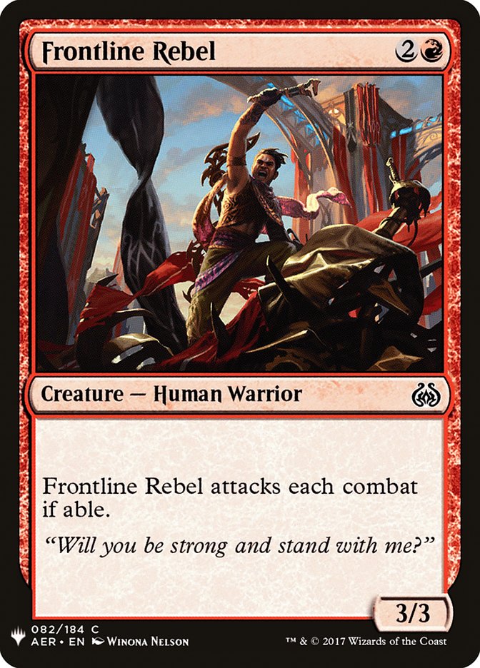 Frontline Rebel [Mystery Booster] - The Mythic Store | 24h Order Processing