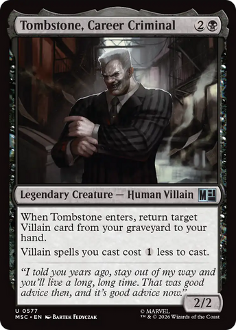 Tombstone, Career Criminal [Marvel Super Heroes Commander] - The Mythic Store | 24h Order Processing