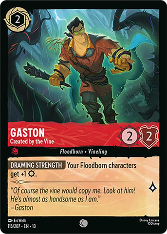 Gaston - Created by the Vine (115/204) [Attack of the Vine!] - The Mythic Store | 24h Order Processing