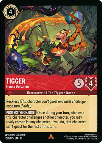 Tigger - Hunny Barbarian (126/204) [Attack of the Vine!] - The Mythic Store | 24h Order Processing