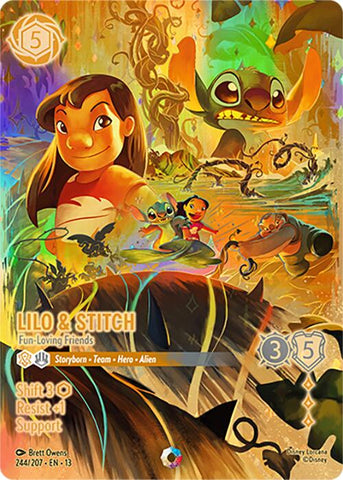 Lilo & Stitch - Fun-Loving Friends (Iconic) (244/204) [Attack of the Vine!] - The Mythic Store | 24h Order Processing