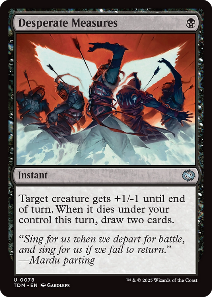 Desperate Measures [Tarkir: Dragonstorm] - The Mythic Store | 24h Order Processing