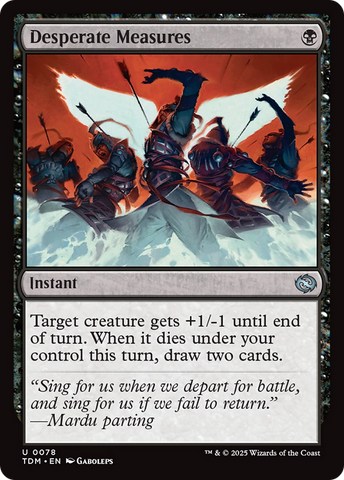 Desperate Measures [Tarkir: Dragonstorm] - The Mythic Store | 24h Order Processing