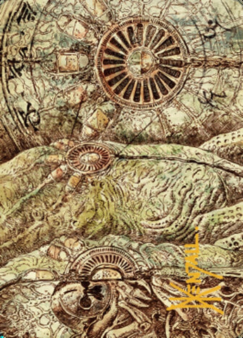 Phyrexian Processor Art Card (Gold-Stamped Signature) [The Brothers' War Art Series] - The Mythic Store | 24h Order Processing