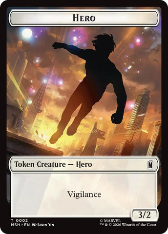Hero // Robot Villain Double-Sided Token [Marvel Super Heroes Tokens] - The Mythic Store | 24h Order Processing