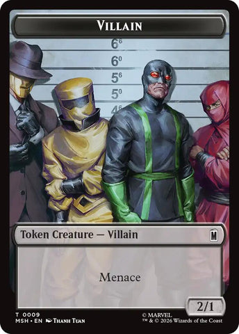 Villain // Treasure Double-Sided Token [Marvel Super Heroes Tokens] - The Mythic Store | 24h Order Processing