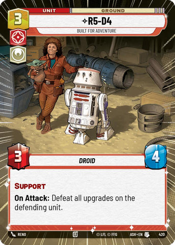 R5-D4 - Built for Adventure (420) (Hyperspace) (420) [Ashes of the Empire] - The Mythic Store | 24h Order Processing