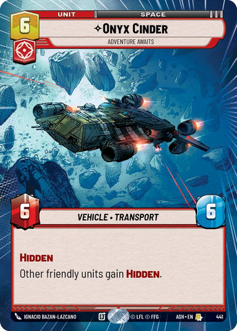 Onyx Cinder - Adventure Awaits (441) (Hyperspace) (441) [Ashes of the Empire] - The Mythic Store | 24h Order Processing