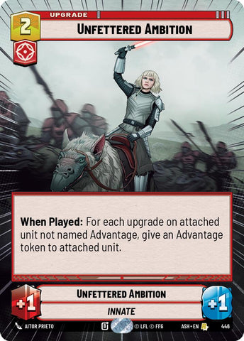 Unfettered Ambition (446) (Hyperspace) (446) [Ashes of the Empire] - The Mythic Store | 24h Order Processing
