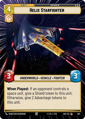 Helix Starfighter (485) (Hyperspace) (485) [Ashes of the Empire] - The Mythic Store | 24h Order Processing