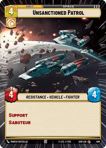 Unsanctioned Patrol (486) (Hyperspace) (486) [Ashes of the Empire] - The Mythic Store | 24h Order Processing