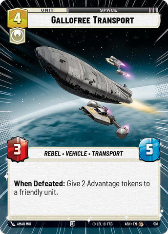 Gallofree Transport (518) (Hyperspace) (518) [Ashes of the Empire] - The Mythic Store | 24h Order Processing