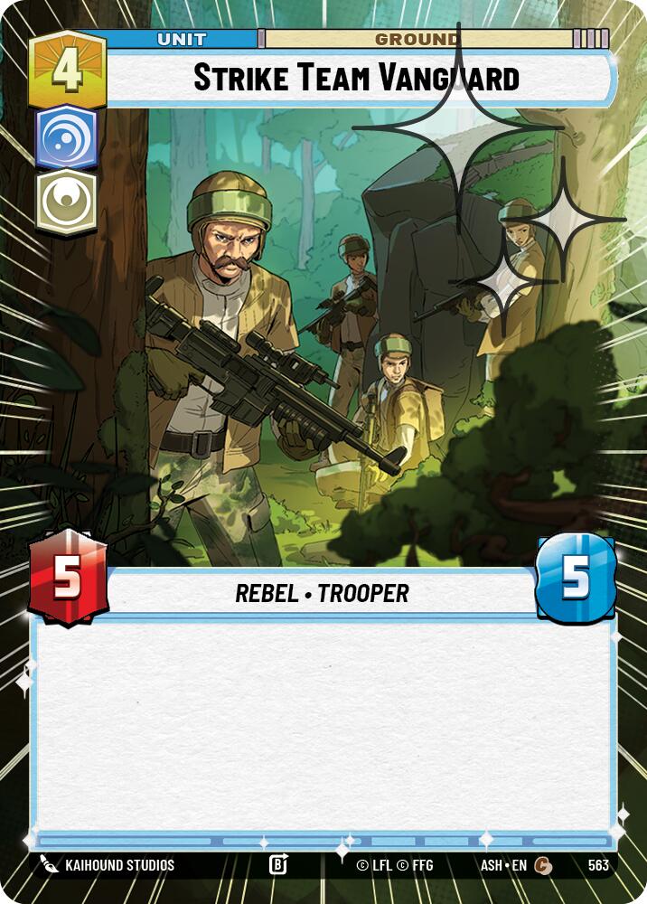 Strike Team Vanguard (563) (Hyperspace Foil) (563) [Ashes of the Empire] - The Mythic Store | 24h Order Processing