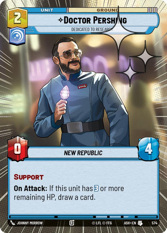 Doctor Pershing - Dedicated to Research (574) (Hyperspace Foil) (574) [Ashes of the Empire] - The Mythic Store | 24h Order Processing