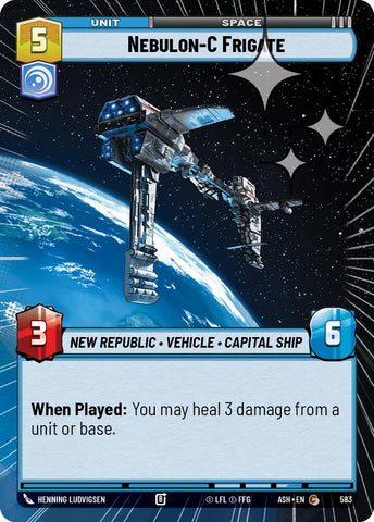 Nebulon-C Frigate (583) (Hyperspace Foil) (583) [Ashes of the Empire] - The Mythic Store | 24h Order Processing