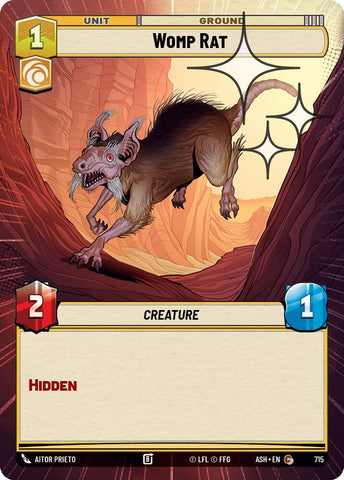 Womp Rat (715) (Hyperspace Foil) (715) [Ashes of the Empire] - The Mythic Store | 24h Order Processing