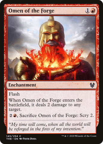Omen of the Forge [Theros Beyond Death] - The Mythic Store | 24h Order Processing