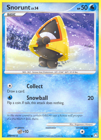 Snorunt (100/123) [Diamond & Pearl: Mysterious Treasures] - The Mythic Store | 24h Order Processing