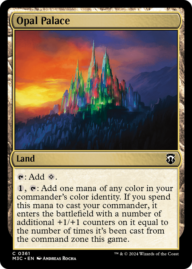 Opal Palace (Ripple Foil) [Modern Horizons 3 Commander] - The Mythic Store | 24h Order Processing