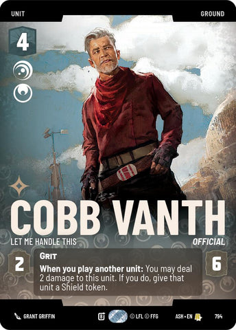 Cobb Vanth - Let Me Handle This (794) (Prestige) (794) [Ashes of the Empire] - The Mythic Store | 24h Order Processing
