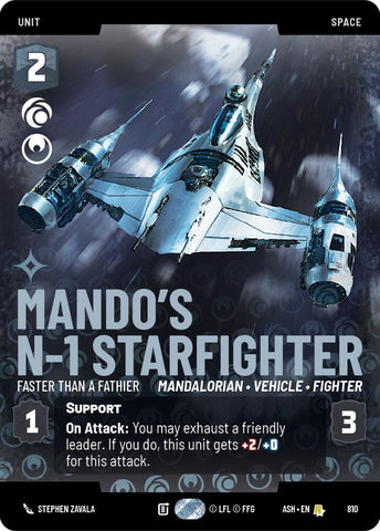 Mando's N-1 Starfighter - Faster than a Fathier (810) (Prestige) (810) [Ashes of the Empire] - The Mythic Store | 24h Order Processing
