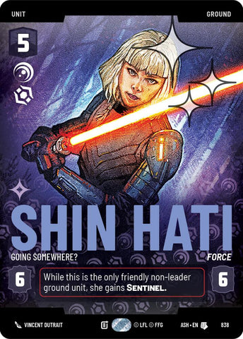 Shin Hati - Going Somewhere? (838) (Prestige Foil) (838) [Ashes of the Empire] - The Mythic Store | 24h Order Processing