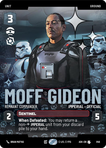 Moff Gideon - Remnant Commander (846) (Prestige Foil) (846) [Ashes of the Empire] - The Mythic Store | 24h Order Processing