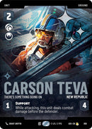 Carson Teva - There's Something Going On (856) (Prestige Foil) (856) [Ashes of the Empire] - The Mythic Store | 24h Order Processing