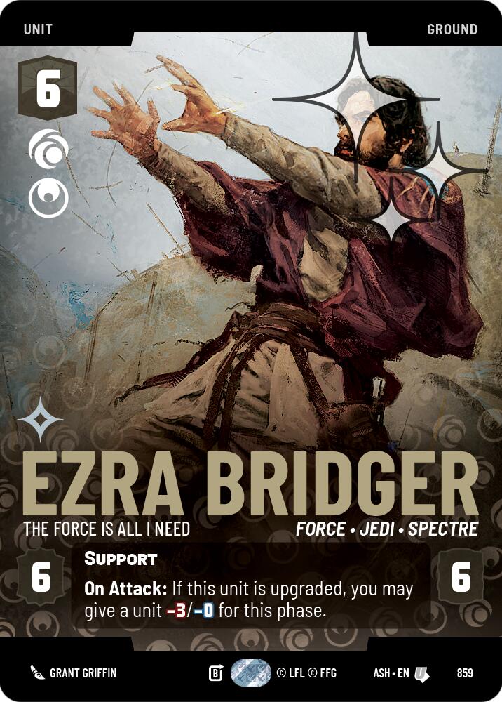 Ezra Bridger - The Force is All I Need (859) (Prestige Foil) (859) [Ashes of the Empire] - The Mythic Store | 24h Order Processing