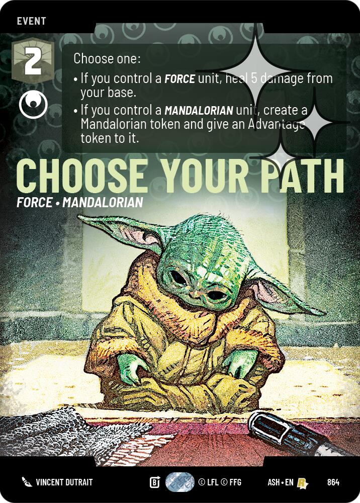 Choose Your Path (864) (Prestige Foil) (864) [Ashes of the Empire] - The Mythic Store | 24h Order Processing