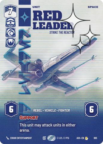Red Leader - Strike the Reactor (865) (Prestige Foil) (865) [Ashes of the Empire] - The Mythic Store | 24h Order Processing