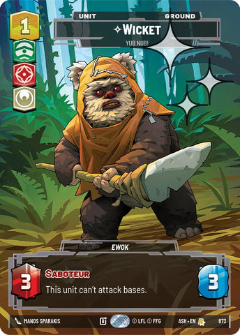 Wicket - Yub Nub! (873) (Prestige Foil) (873) [Ashes of the Empire] - The Mythic Store | 24h Order Processing