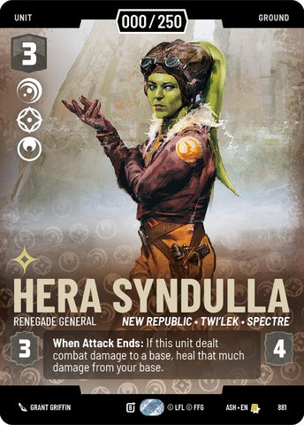 Hera Syndulla - Renegade General (881) (Serialized) (881) [Ashes of the Empire] - The Mythic Store | 24h Order Processing