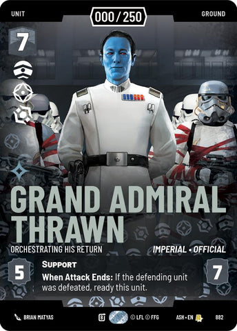 Grand Admiral Thrawn - Orchestrating His Return (882) (Serialized) (882) [Ashes of the Empire] - The Mythic Store | 24h Order Processing
