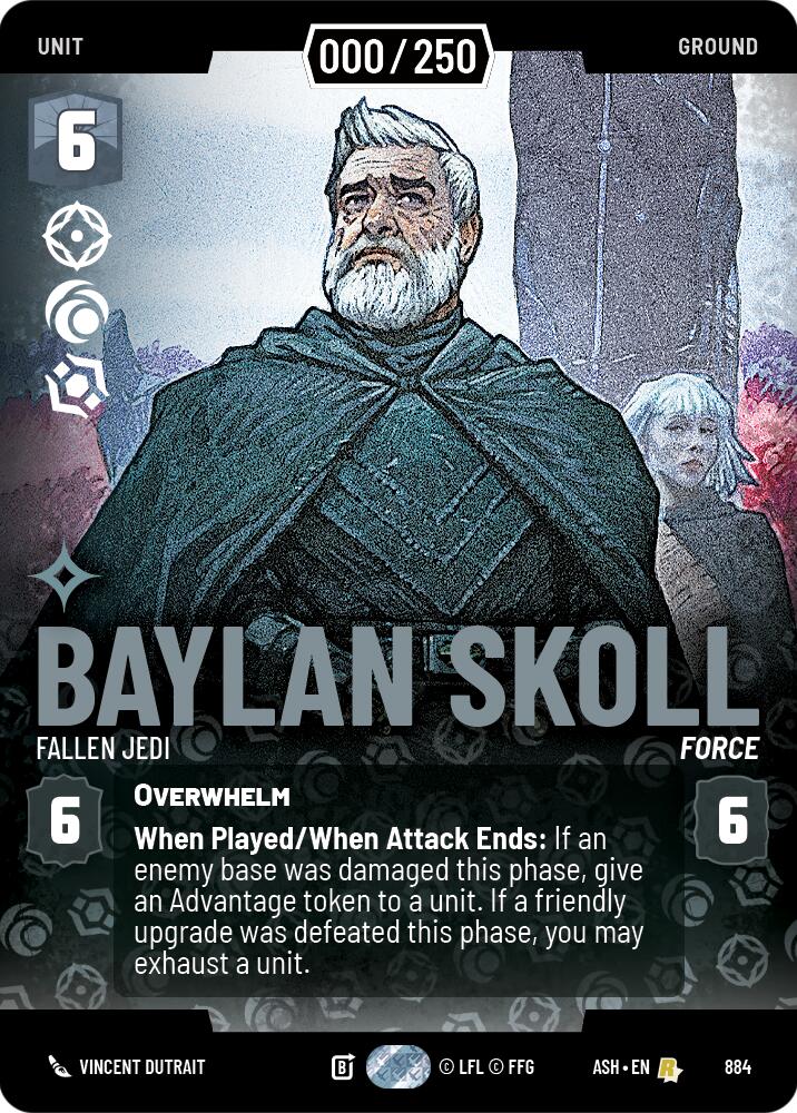 Baylan Skoll - Fallen Jedi (884) (Serialized) (884) [Ashes of the Empire] - The Mythic Store | 24h Order Processing