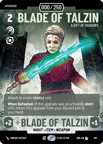 Blade of Talzin - A Gift of Shadows (887) (Serialized) (887) [Ashes of the Empire] - The Mythic Store | 24h Order Processing