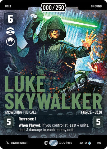 Luke Skywalker - Answering the Call (895) (Serialized) (895) [Ashes of the Empire] - The Mythic Store | 24h Order Processing