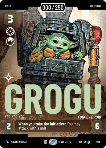 Grogu - Yes. Yes. Yes. (898) (Serialized) (898) [Ashes of the Empire] - The Mythic Store | 24h Order Processing
