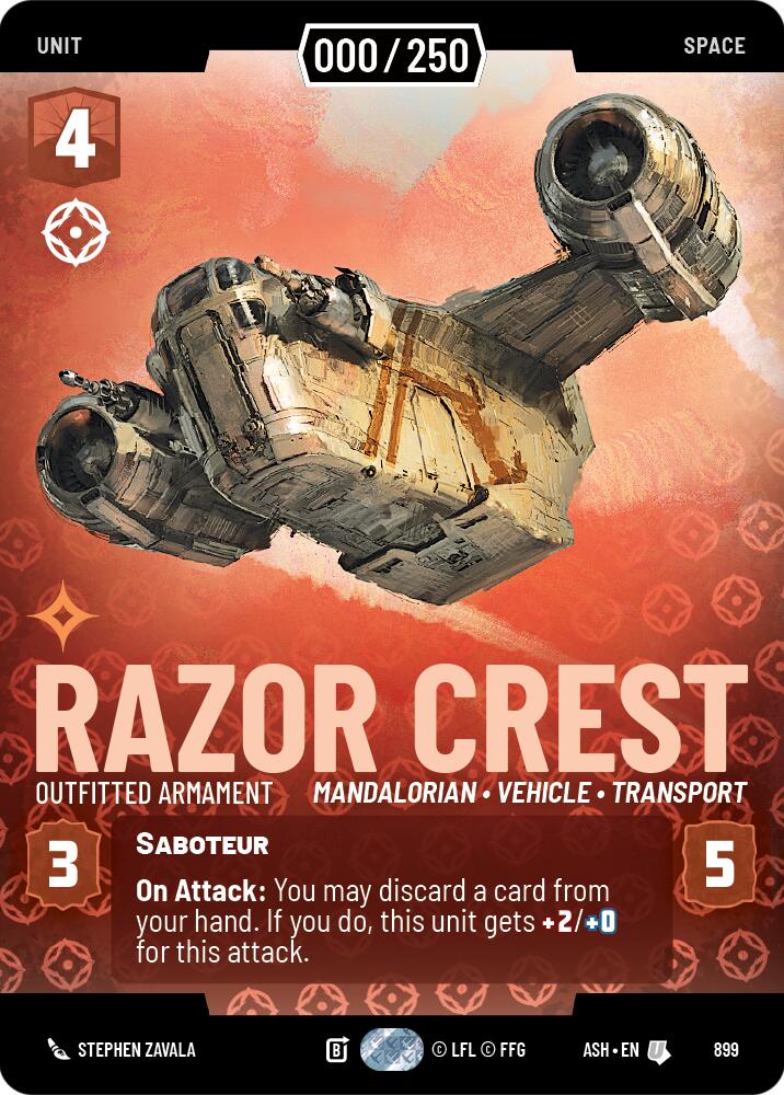 Razor Crest - Outfitted Armament (899) (Serialized) (899) [Ashes of the Empire] - The Mythic Store | 24h Order Processing