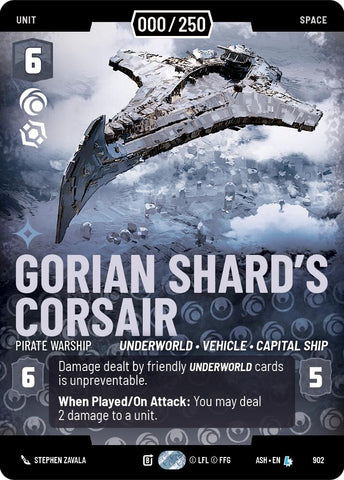 Gorian Shard's Corsair - Pirate Warship (902) (Serialized) (902) [Ashes of the Empire] - The Mythic Store | 24h Order Processing