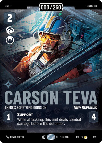 Carson Teva - There's Something Going On (903) (Serialized) (903) [Ashes of the Empire] - The Mythic Store | 24h Order Processing